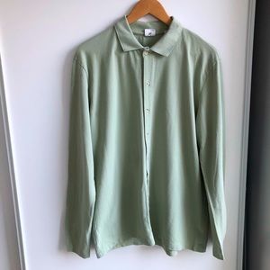 KOTN Long-Sleeve Button-Down Polo